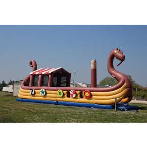 Gorila <span class=keywords><strong>de</strong></span> obstáculos inflable <span class=keywords><strong>de</strong></span> Barco Pirata vikingo divertido y duradero, carrera <span class=keywords><strong>de</strong></span> obstáculos <span class=keywords><strong>de</strong></span> Barco Pirata inflable - Product Image 1