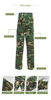 Uniforme tactique de haute qualité fabriqué par un fabricant, tissu camouflage durable, pour l'entraînement tactique en plein air