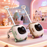 Valise pour animaux de compagnie ABCPC convertible en poussette, pliable, pour petits animaux et bébés