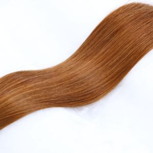 Extensions de cheveux lisses et soyeuses à anneaux nano, cheveux humains brun <span class=keywords><strong>auburn</strong></span> pour un usage quotidien - Product Image 5