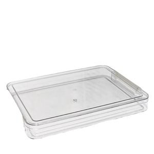 Boîte de rangement pour documents en plastique transparent, format A4, rectangle, organisateur de bureau, porte-documents pour papiers, certificats - Product Image 5