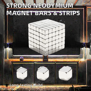 แม่เหล็กนีโอไดเมียมรูปทรงสี่เหลี่ยมผืนผ้าแบบกำหนดเอง แถบแม่เหล็กแรงสูง แม่เหล็กถาวรสำหรับอุตสาหกรรม - Product Image 2