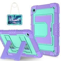 Étui de protection robuste antichoc pour tablette avec béquille pour enfants et étudiants pour Samsung Galaxy Tab A9 2023 A11 2025