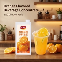 Sirop aromatisé à l'orange, concentré de jus d'orange 1,15 kg pour Bubble Tea, Milk Tea, Smoothies, Boissons glacées, Matière première