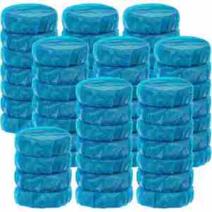 Tabletas Azules Desechables Ecológicas para Inodoro, Desodorizantes y Desincrustantes Automáticos, Limpiador de Baño - Product Image 1