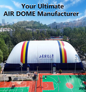 โครงสร้างเป่าลมแบบปรับแต่งได้ ทนไฟ กันน้ำ ทำจาก PVDF PVC สำหรับสนามฟุตบอล สนามแพเดิล และโดมคลับ - Product Image 1