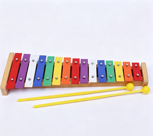 Wholesale Orff Percussion <b>Instrument</b> 15 Notes Portable Rainbow Glockenspiel Xylophone <b>Musical</b> Percussion <b>Instrument</b> for Kids - Product Image 3