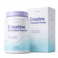 Creatina en Polvo para Hidratación OEM - 5g de Creatina con Electrolitos para Mujeres Activas, 30 Porciones, Nutrición Deportiva de Marca Privada
