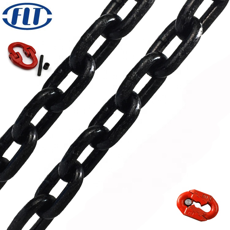 Высокопрочная затемненная окрашенная сварная круглая анкерная цепь