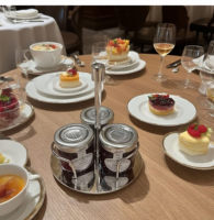 Support à confitures, support à pots de confiture, support de service pour table d'hôtel, support à pots d'épices en acier inoxydable, présentoir de table pour le thé de l'après-midi