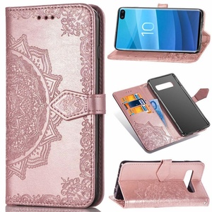 Funda de Teléfono de Cuero PU al por Mayor de Fábrica para Xiaomi Poco F6, Funda Tipo Cartera con Diseño de Mandala y Correa para iPhone 14 - Product Image 5
