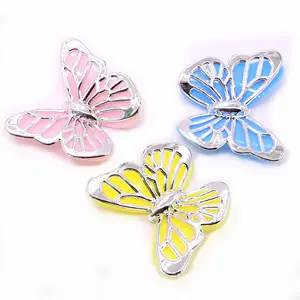 PVC rubber butterfly shoes accessories children's shoes butterfly shoes decoration