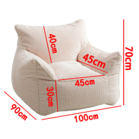 Pouf pliable créatif, fauteuil inclinable, canapé de détente, chaise longue confortable et imperméable pour chambre à coucher, salon, balcon
