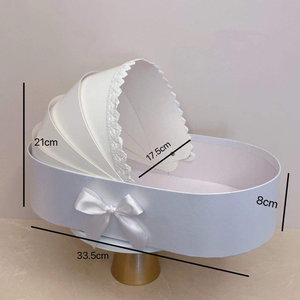 Cesta de Flores para Bebé Recién <span class=keywords><strong>Nacido</strong></span>, Caja de Regalo con Embalaje UV de Materiales Reciclados, Bolso de Mano, Cesta de Flores - Product Image 6
