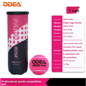 Balle de <span class=keywords><strong>padel</strong></span> Oudier PADELROSE pour match et entraînement - Haute élasticité, durable, résistante à l'abrasion, 3 pièces dans une boîte, fabriquée en Chine - Product Image 2