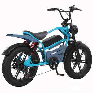 Bicicletta Elettrica <span class=keywords><strong>E</strong></span>-bike a Consegna Rapida, 48V 250W, Doppi Motori, 7 Velocità, Ruote Fat da 20 Pollici - Product Image 2