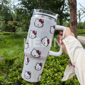 2024 Hot Selling Wholesale Cartoon Double-Layer Stainless Steel 40 oz Large Capacity 6-12 Hours Thermal Insulation Hand Pressing - Product Image 4