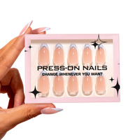 30 pièces de faux ongles de haute qualité, faux ongles courts, ongles français à presser, logo personnalisé 3D, produits de beauté pour ongles artificiels