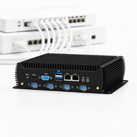 Mini PC Industrial I3 I5 I7 de 12.ª Generación Sin Ventilador, PC Industrial Sin Ventilador con Máximo 32 GB de RAM, 512 GB SSD, 6 Puertos COM VAG