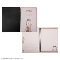 Agenda, planificateur, calendrier, journal, carnet de notes à feuilles mobiles, couverture souple, reliure spirale A5, édition 2026, authentique Chine, Squid Game 3