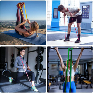 KWO Faible MOQ Nouveau design Logo personnalisé Bande de résistance circulaire en caoutchouc latex imprimée pour les fessiers, pour la gym à domicile et le fitness - Product Image 6