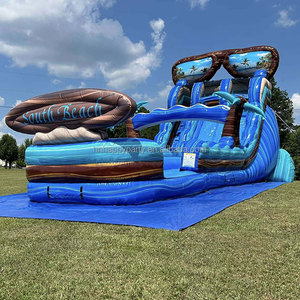 Tobogán Inflable para <span class=keywords><strong>Piscina</strong></span> con Resbaladilla, Equipo Comercial de Tobogán Acuático, Tobogán Inflable para <span class=keywords><strong>Piscina</strong></span> para Alquiler en Fiestas - Product Image 2