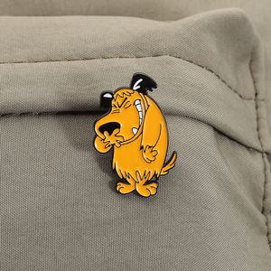Забавная эмалевая брошь-значок «Желтая собака» из комедийного аниме, мультяшная собака, украшение для одежды, милый подарок, оптом - Product Image 3