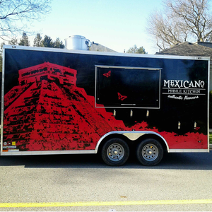 Remorque de cuisine mobile préfabriquée complète et entièrement équipée pour la vente de hot-dogs, gelato, snacks, frites et café - Product Image 1