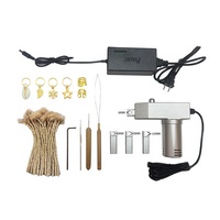 Portable mini portable artificiel dreadlock crochet électrique bigoudi machine tête bas prix