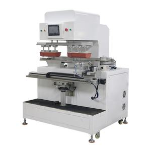 Two-Color High-Accurate Shoe Heel Servo Closed Cup Pad Printing Machine New Design Multicolor Plate Automatic Grade - Product Image 4