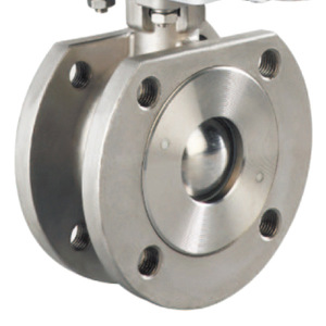 Válvula de Bola Delgada de Acero Inoxidable FLQP41F-16P para Agua Pn16 con 1 Año de Garantía - Product Image 3