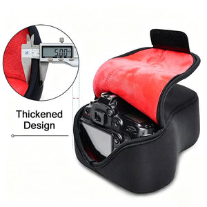 Benutzerdefiniertes Logo Wasserdichte Verdickte Neopren DSLR SLR Objektivschutzhülle Weiche Kameratasche für Nikon Canon <span class=keywords><strong>Sony</strong></span> - Product Image 2
