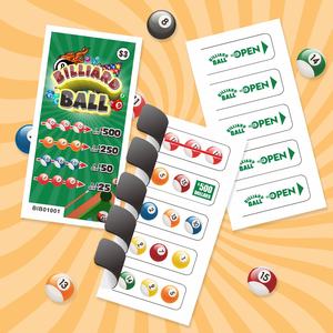 <span class=keywords><strong>Prix</strong></span> usine personnalisé Pull Tab Lotto impression numérique Peel-and-win impression instantanée Pull Tab Card - Product Image 1