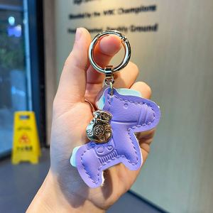 Fashion Leather Pony Pendant Keychain Charm Women Bag Pendant <b>Key</b> <b>Chains</b> Creative Lucky Horseback Money Bag Accessories Keyring - Product Image 6