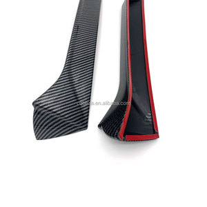 Per <span class=keywords><strong>SEAT</strong></span> <span class=keywords><strong>LEON</strong></span> 2013-2021 paio di rivestimento dello Spoiler laterale del lunotto nero lucido in carbonio, lato sinistro e destro - Product Image 3