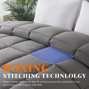 Tất cả các mùa mềm bông California Vua kích thước giường <span class=keywords><strong>Comforter</strong></span>-Mùa Đông mùa hè ấm áp Fluffy - Product Image 4