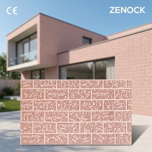 Paneles de Revestimiento en Oferta, Decoración de Paredes Exteriores, Panel Sándwich de Acero, Paneles Sándwich de Espuma de Poliuretano, Panel Metálico Aislante - Product Image 4