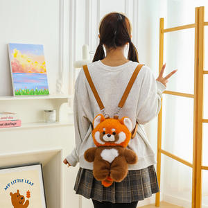 Zaino in Peluche a Forma di Orsetto Stupido, Borsa per Studenti Cartoon, Regalo di Compleanno 31cm-50cm, Giovani Cinesi - Product Image 4