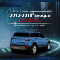 Pour Range Rover Evoque Prestige Pure 2012-2018 pare-chocs arrière couvercle d'oeil de remorquage panneau d'habillage gris capuchon de plaque de protection