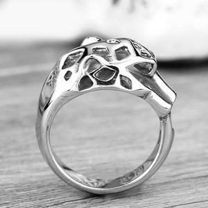 Bague en acier inoxydable avec motif Animal léopard pour homme, bijoux, offre spéciale - Product Image 3