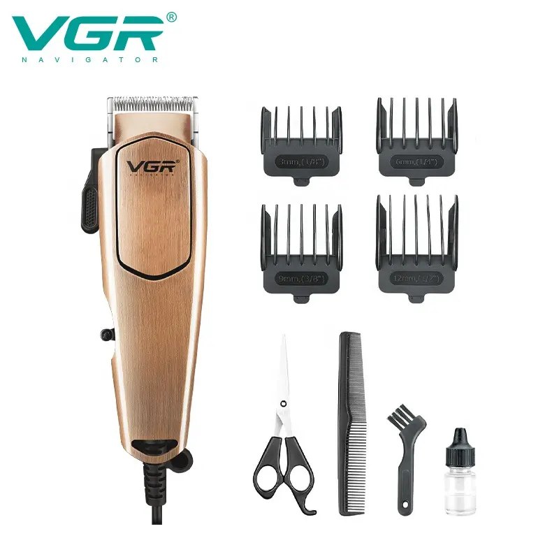 VGR V131 Metal Barber Use Hair And Beard Trimmers Electric Hair Clipper Hair Trimmer Professional