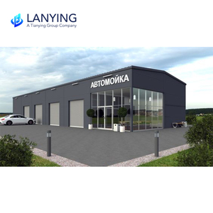 Chi phí thấp nhanh chóng xây dựng kết cấu thép prefab xây dựng cửa hàng làm việc prefab - Product Image 5