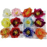Bunga Poppy Sutra Realistis Berkualitas Tinggi, Bunga Buatan untuk Dekorasi Rumah, Rangkaian Bunga Ruang Tamu, Hiasan Poppy Cornflower Tiruan