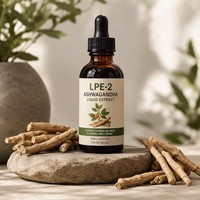 Extrait liquide naturel d'Ashwagandha 5% 10% Withanolides, Withania Somnifera liquide pur LPE-2 pour le soulagement du stress et l'énergie