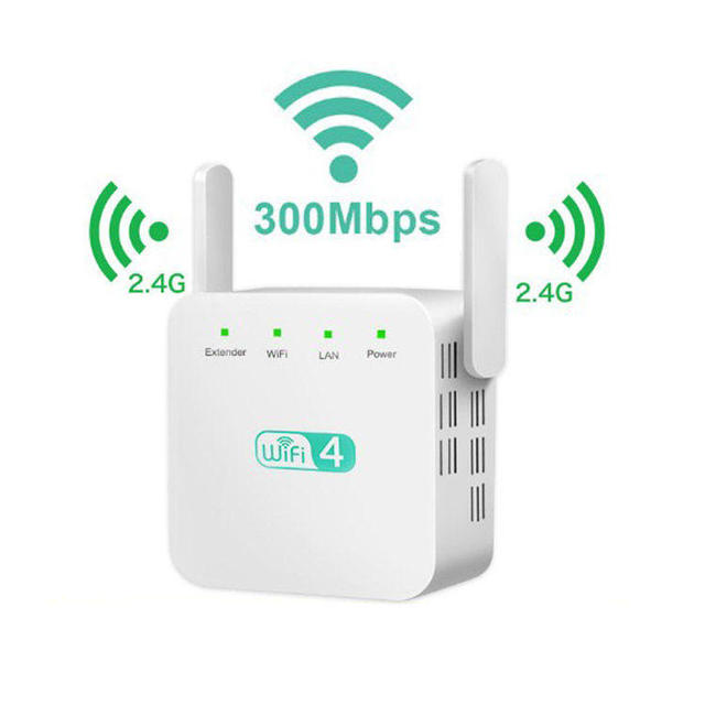Wireless 300Mbps WiFi Signal Range Extender Amplifier 802.11N/B/G Repeater Firewall VPN Function WEP Encryption for Home Use