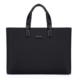 Maletín de Negocios Impermeable para Portátil, de Nailon, Color Sólido, para Hombre, Profesional, de Oficina, con Cierre, Portátil, para Trabajo - Product Image 3