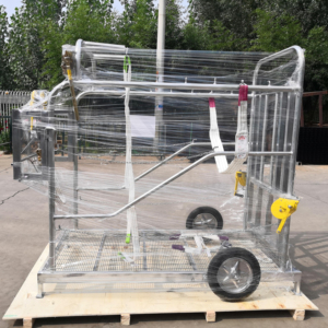 Chute de sabot de bétail Chute de coupe de sabot de bétail Machine de chute de coupe de sabot de bétail Électrique robuste pour les animaux de la ferme - Product Image 4