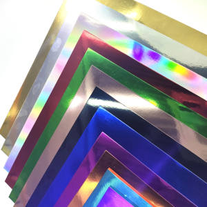 Papier miroir en PET Sentao 250GSM, papier cartonné métallique pour cartes de vœux DIY, décoration de Noël - Product Image 2