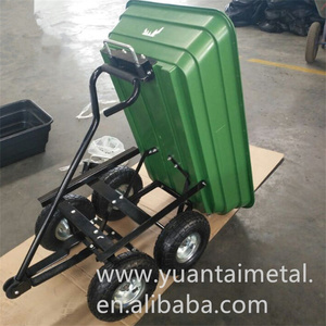 YT004 prix compétitif <span class=keywords><strong>chariot</strong></span> robuste <span class=keywords><strong>chariot</strong></span> de jardin utilitaire en plastique remorque de jardin <span class=keywords><strong>chariot</strong></span> à outils <span class=keywords><strong>chariot</strong></span> à main à vendre - Product Image 3