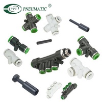 Pas cher Offre Spéciale VPC SÉRIE 4mm 8mm 12mm Ligne Raccord rapide Mâle Droit Raccords Pneumatiques